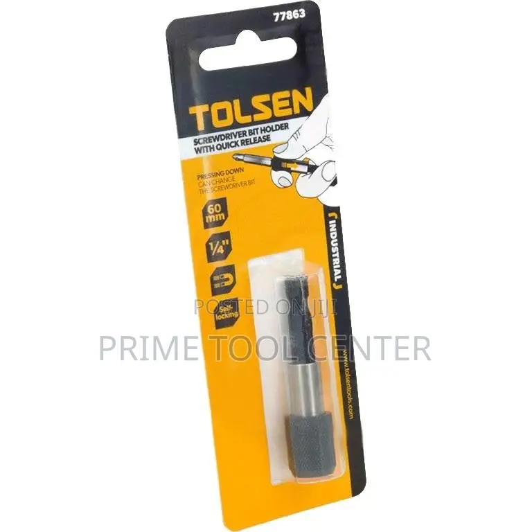 TOLSEN SCREWDRIVER BIT HOLDER WITH QUICK RELEASE
