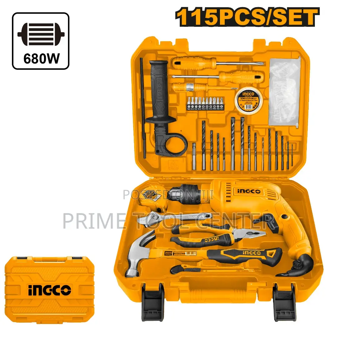 INGCO 115 Pcs tools set HKTHP11151