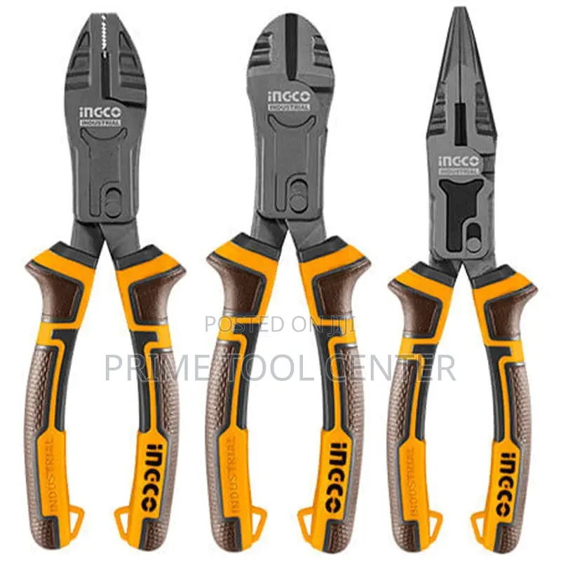 INGCO 3 Pcs compound action pliers set