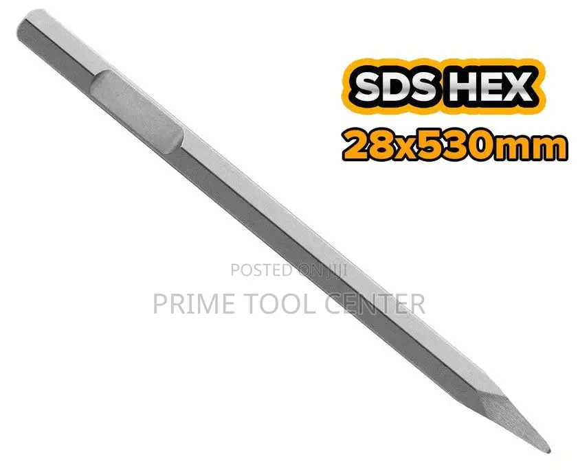 INGCO Hex chisel 28X 530mm,point