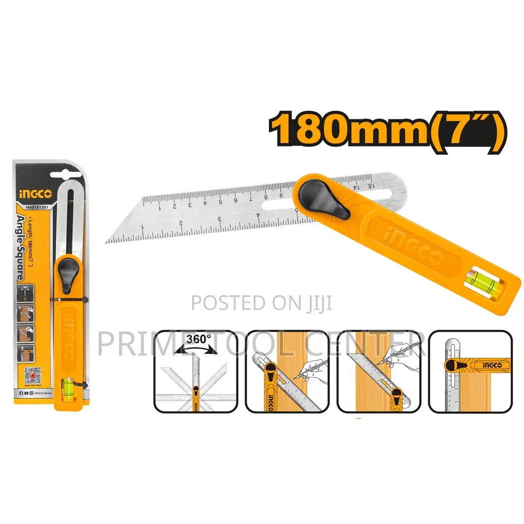 INGCO Angle square Length:180mm(7″)