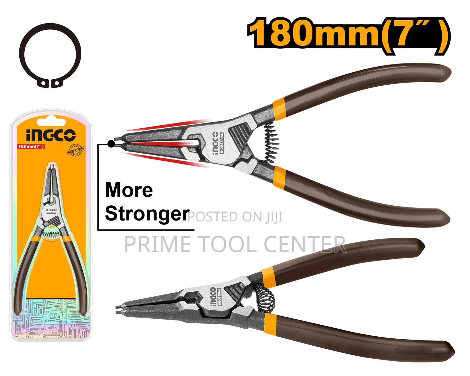 INGCO Circlip pliers Size:7″/180mm