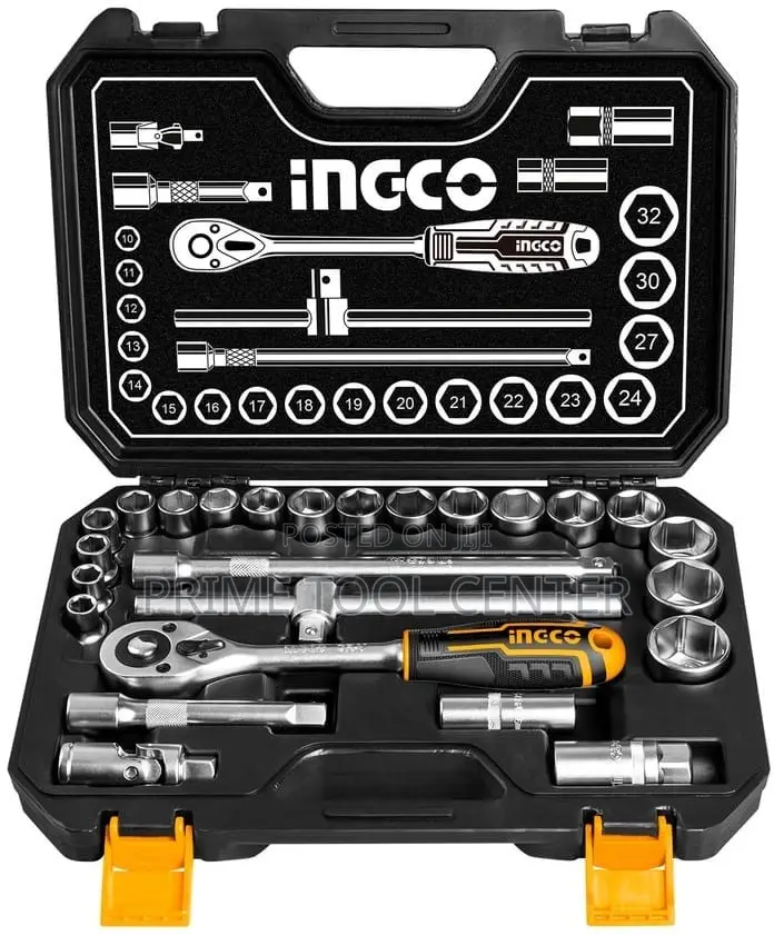 INGCO 25 Pcs 1/2″ socket set