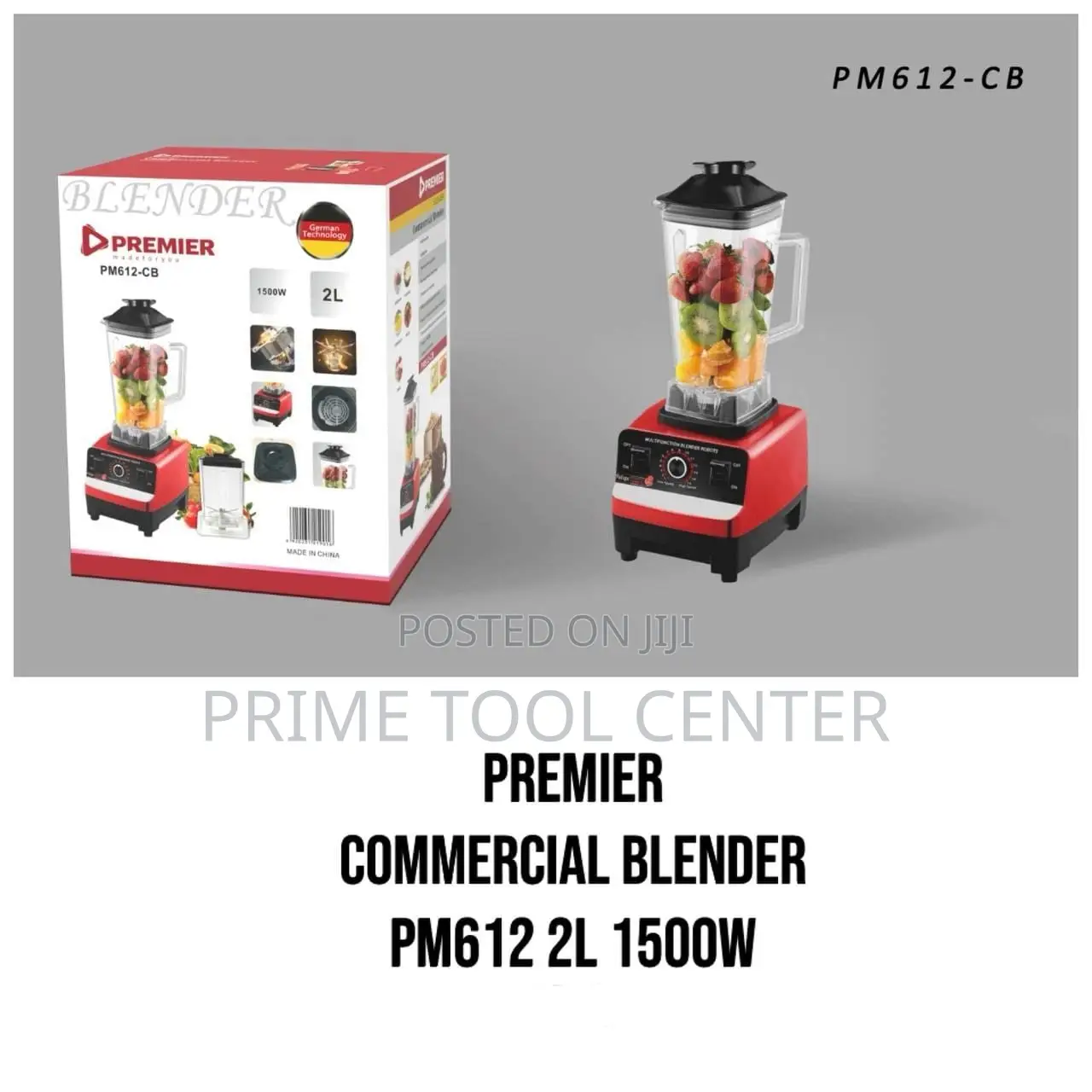 PREMIER COMMERCIAL BLENDER 2L 1500W