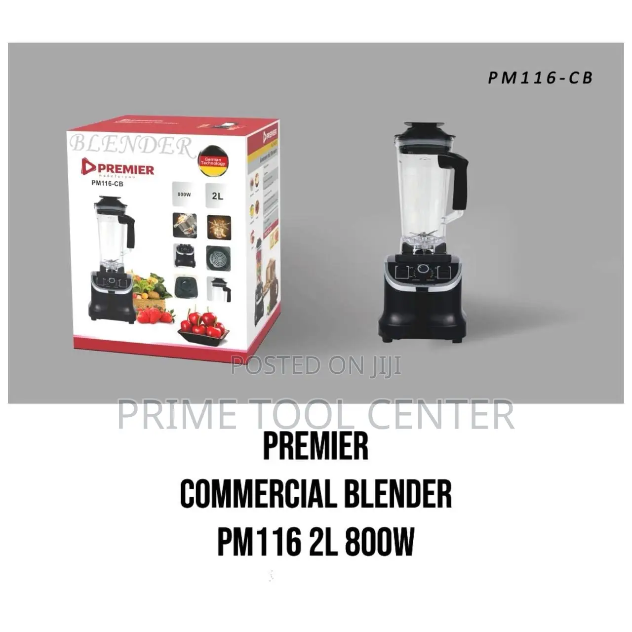 PREMIER COMMERCIAL BLENDER 2L 800W