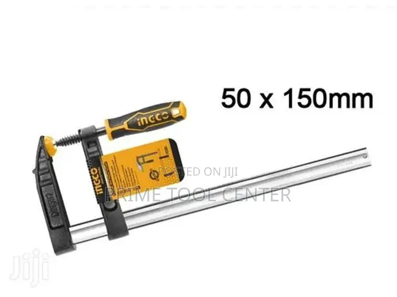 INGCO F clamp with plastic handle :50x150mm