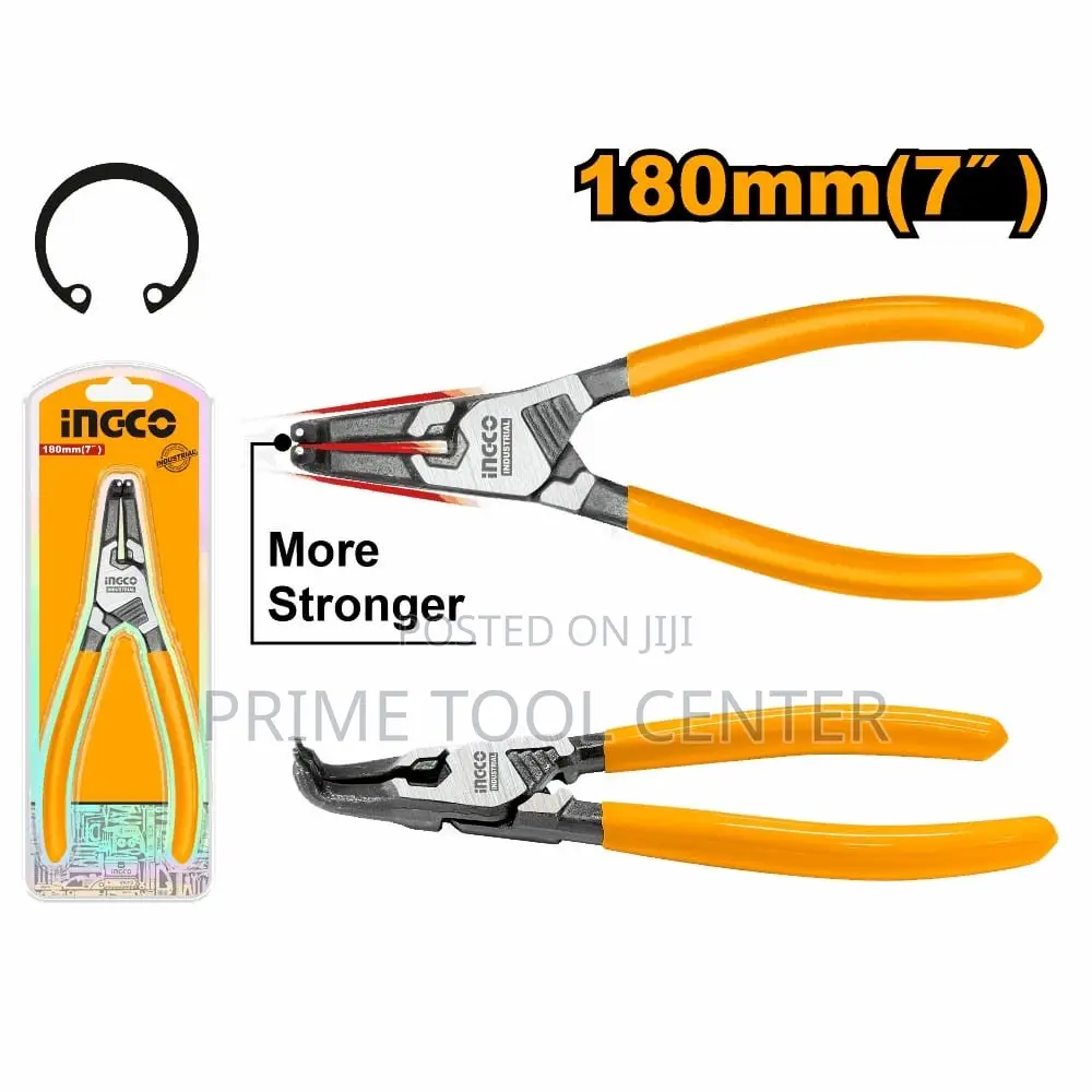 INGCO Circlip pliers Size:7″/180mm