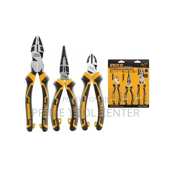 INGCO 3 Pcs high leverage pliers set
