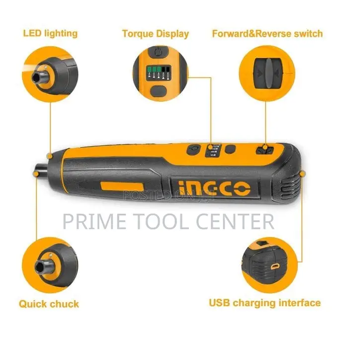 INGCO Lithium-ion cordless screwdriver 4V