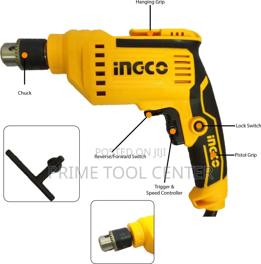 INGCO Electric drill 500W