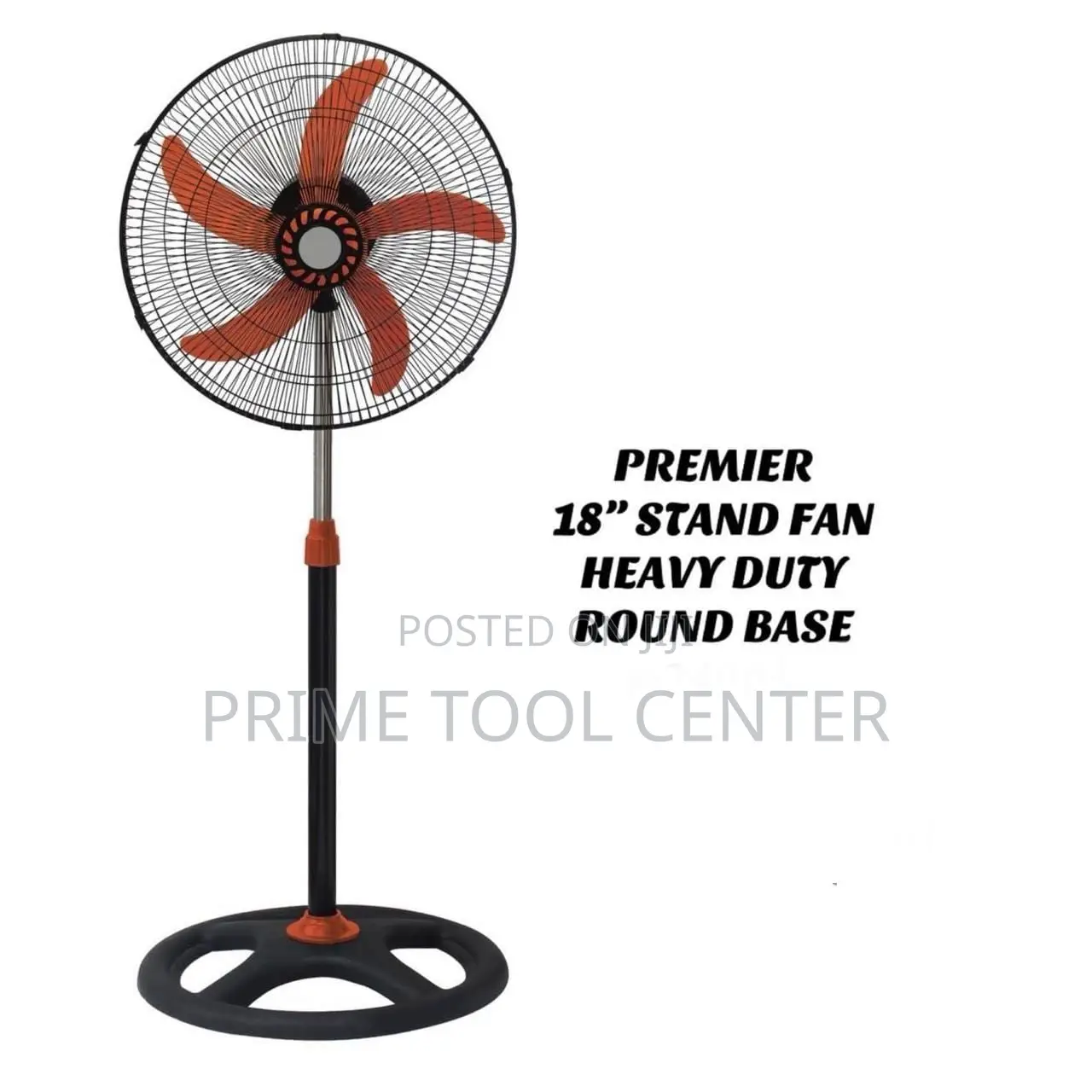 PREMIER 18′ STAND FAN ROUND BASE