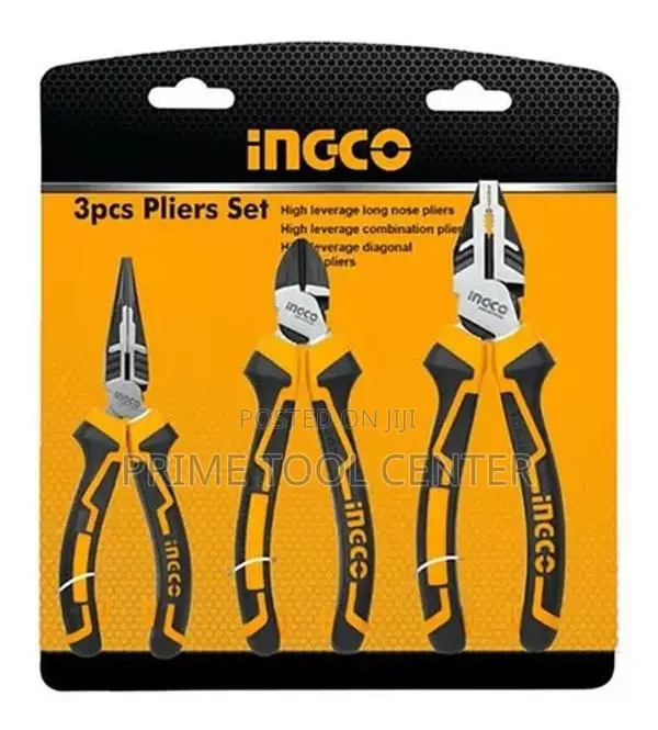 INGCO 3 Pcs high leverage pliers set