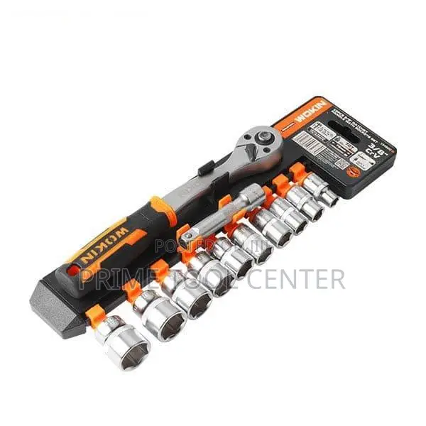 Wokin 12 PCS 3/8″ RATCHET WITH SOCKETS SET