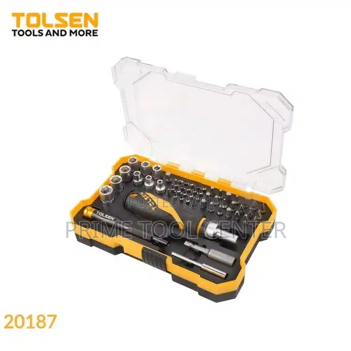 TOLSEN 56PCS BIT & SOCKET SET