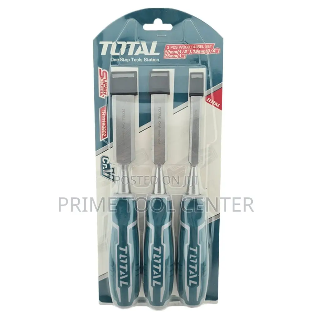 TOTAL THT41K0302 3 Pcs wood chisel set