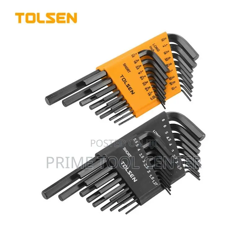 36PCS Inch Metric Hex Key Set
