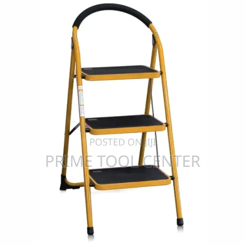3 Step Steel Ladder 150kg
