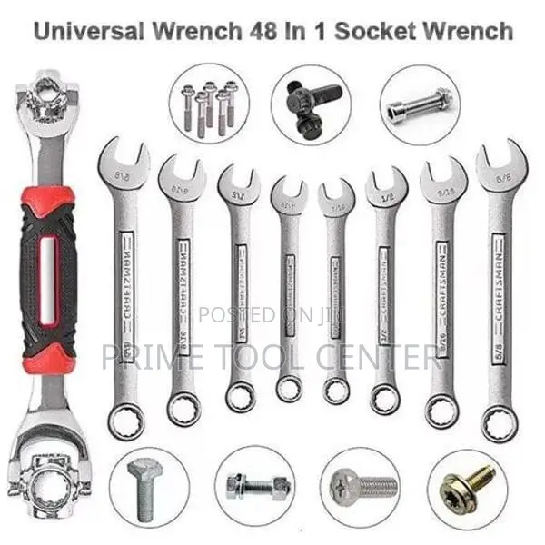 48 In 1 Professional Multi Socket Wrench 360° rotating head