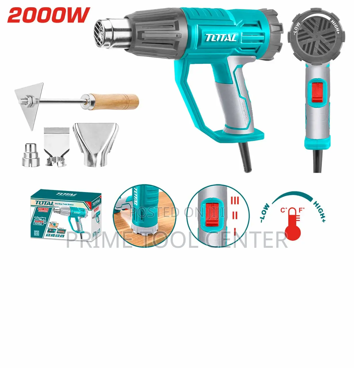 Total Powerful Heat gun 2000w