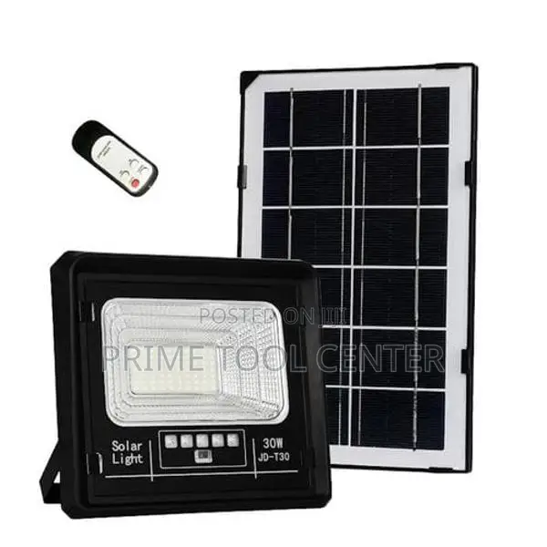 30W Solar Flood Lamp With Solar Panel