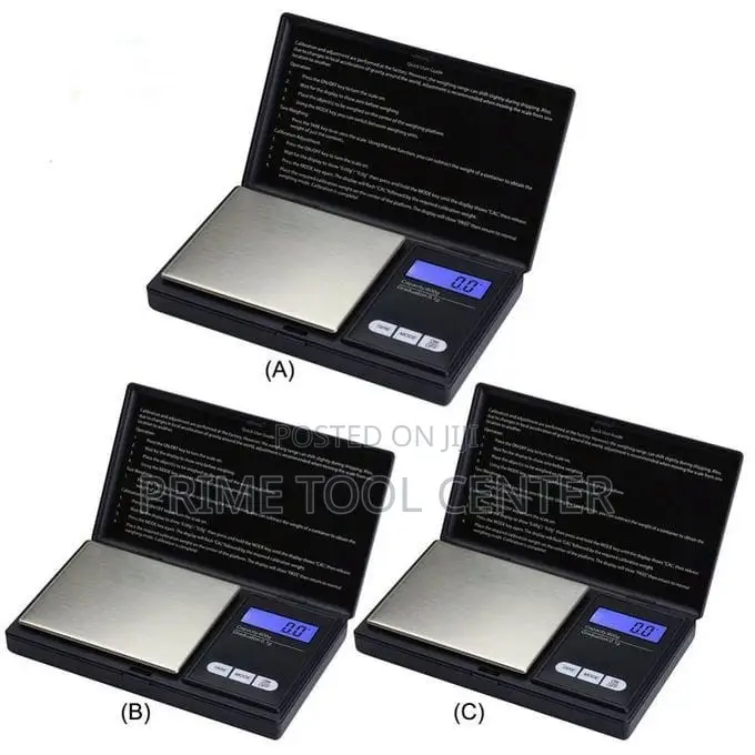 500g 0.1g Gold Jewellery Weighing Scales Back-lit LCD