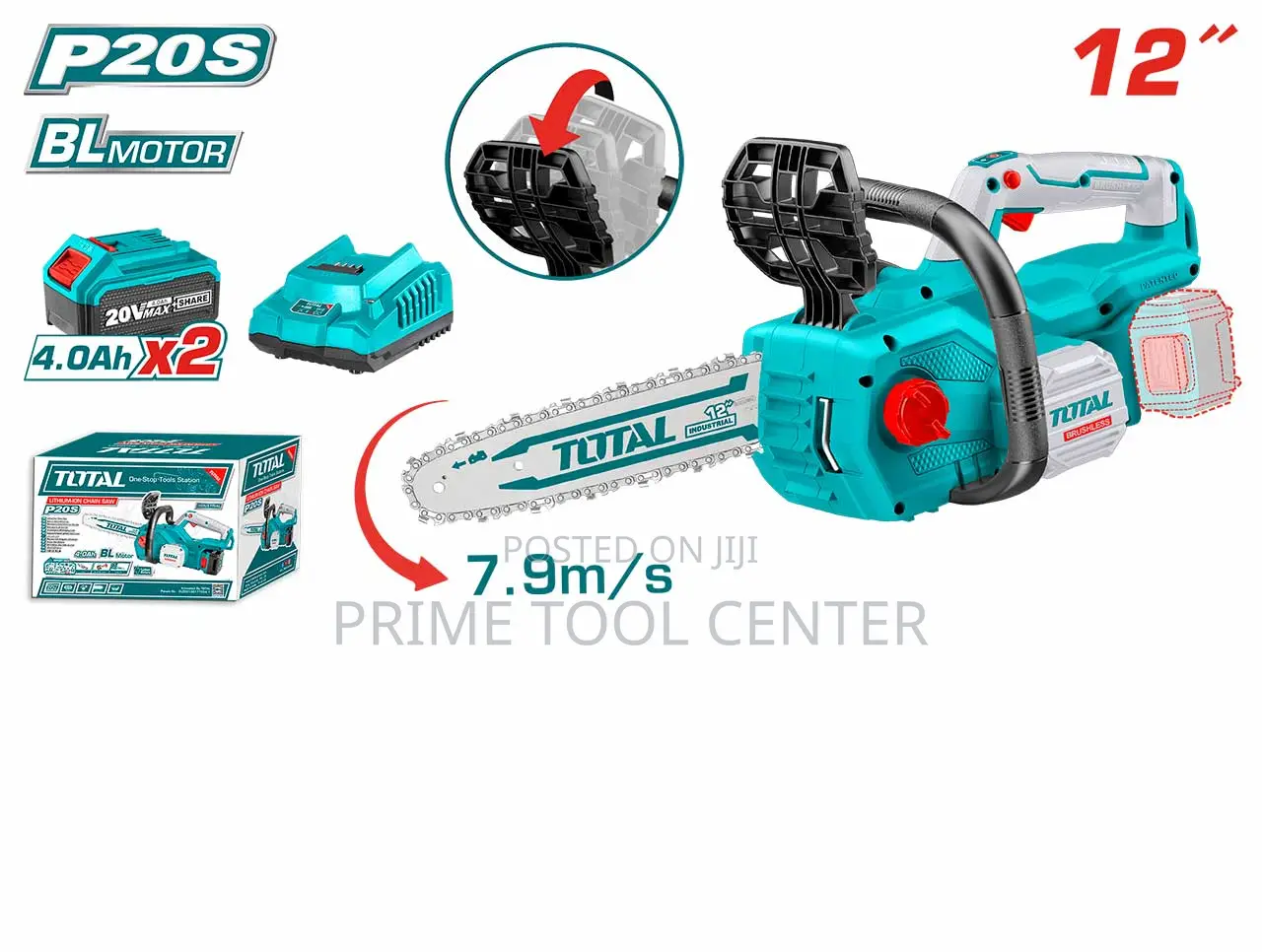 TOTAL Lithium-Ion chain saw 20V