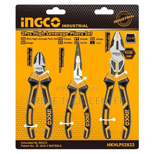INGCO 3 Pcs high leverage pliers set