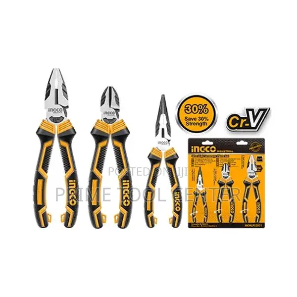 INGCO 3 Pcs high leverage pliers set