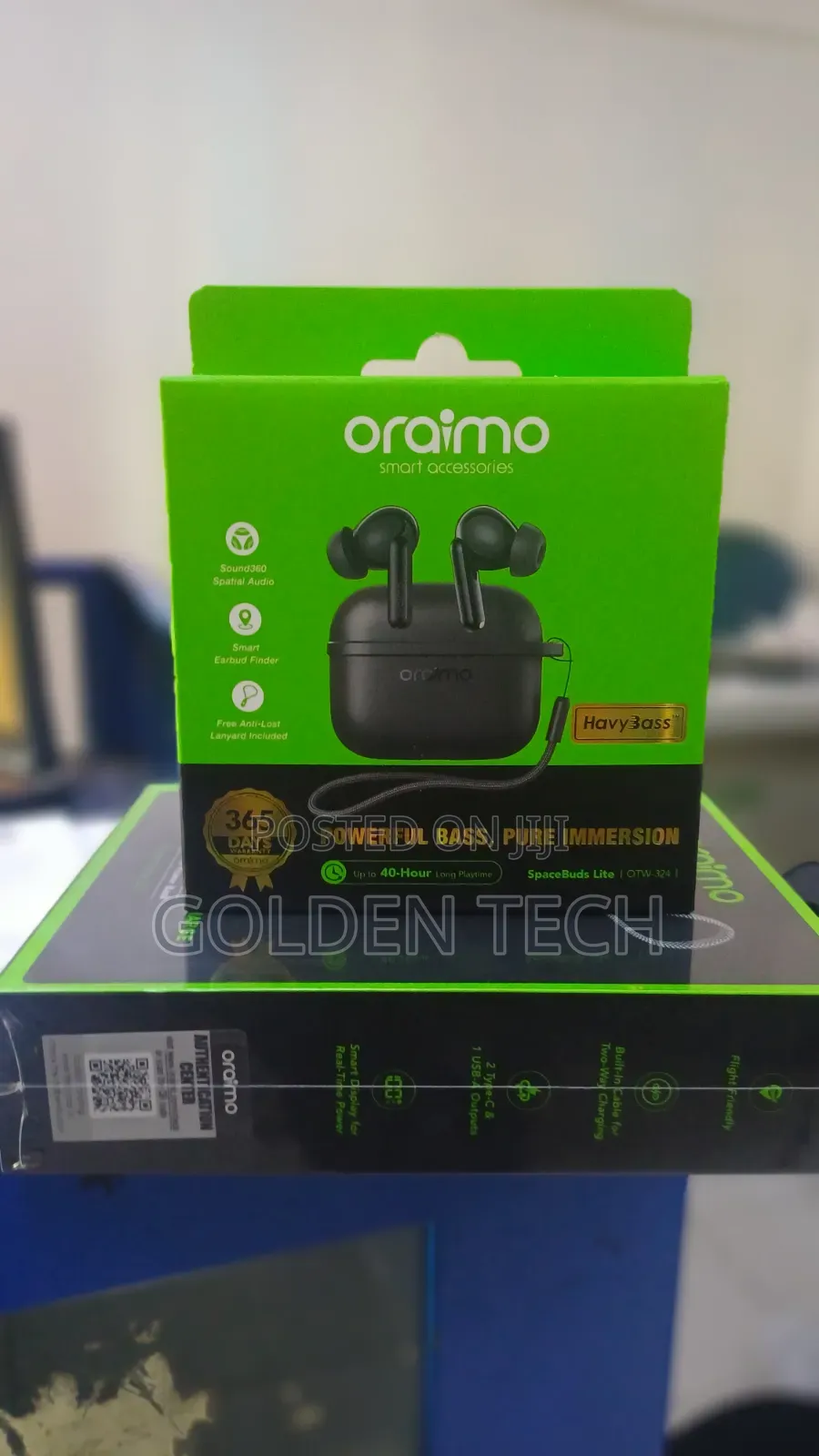 Oraimo SpaceBuds Lite OTW-324 With Anti Lost Lanyard