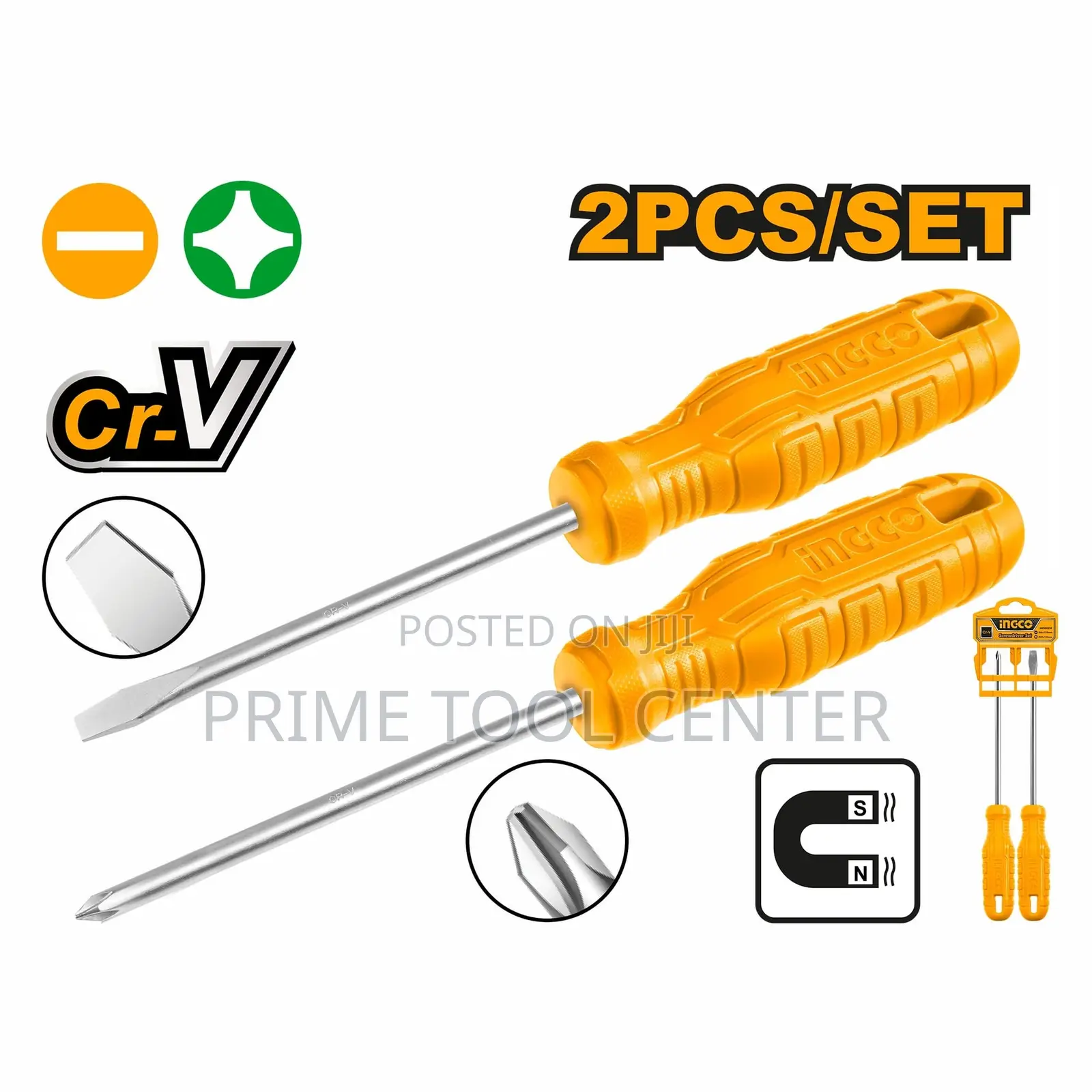 INGCO 2 Pcs screwdriver set