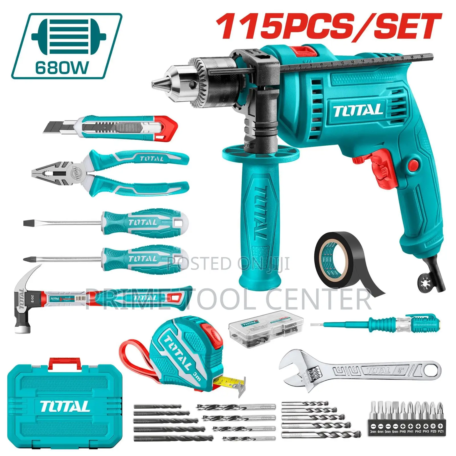 Total Complete 115 Pcs tools set