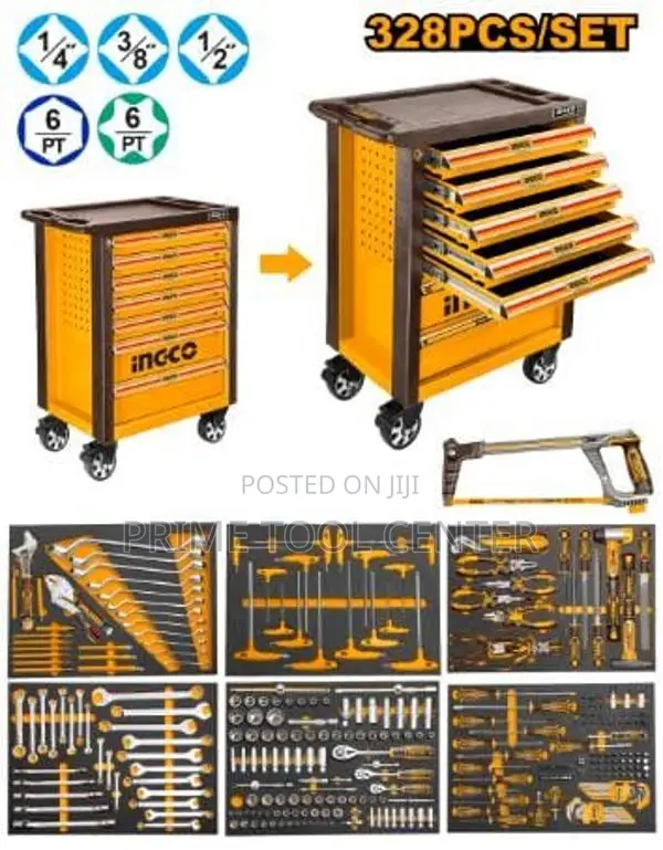 Ingco 328 Pcs tool chest set