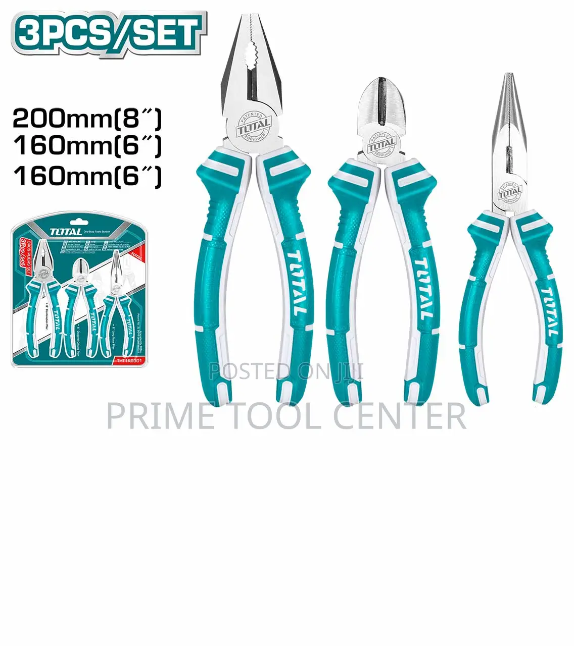 Total THT1K0301 3 Pcs pliers set