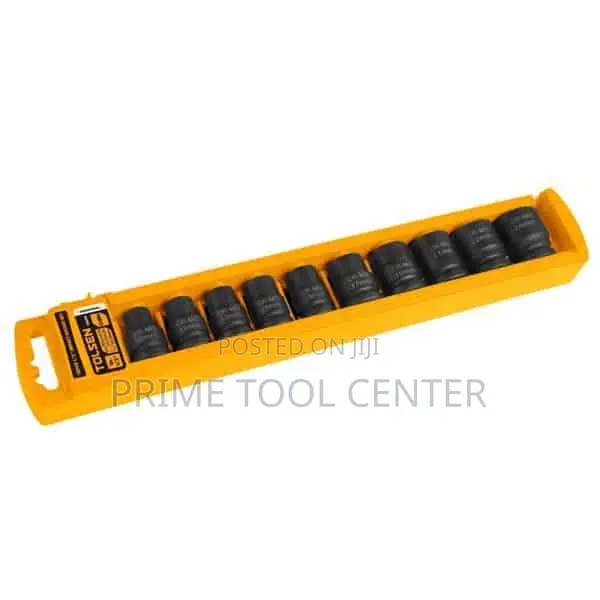 TOLSEN 10PCS 1/2″ DRIVE IMPACT SOCKET SET