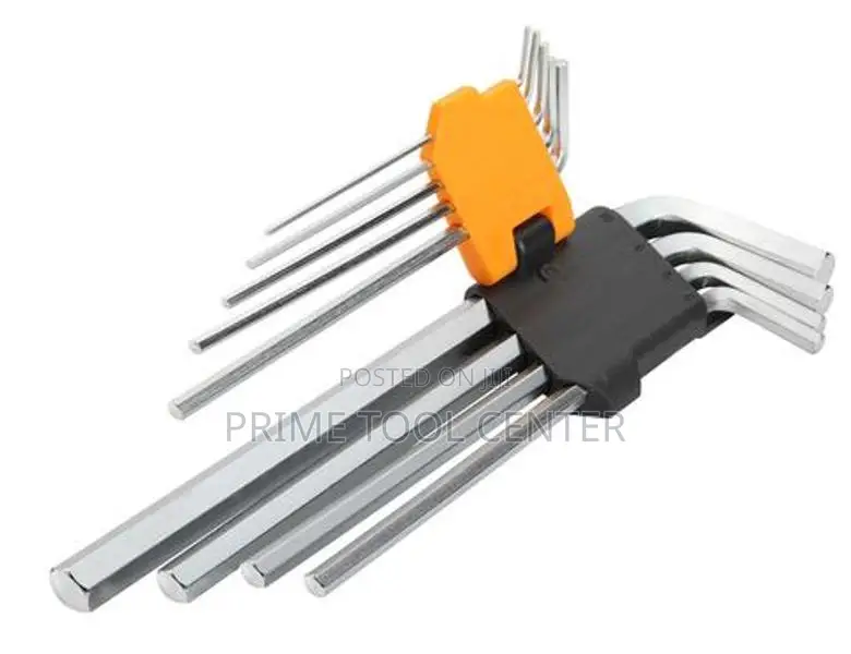 9pcs extra long arm hex key set