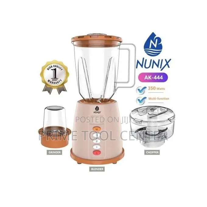 Nunix 3 In 1 Blender, Grinder & Chopper
