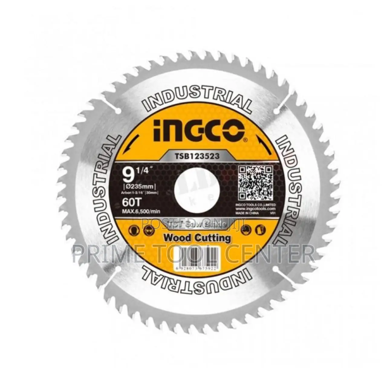 INGCO TCT saw blade 235mm(9-1/4″)