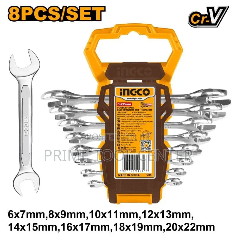 INGCO Double open end spanner set