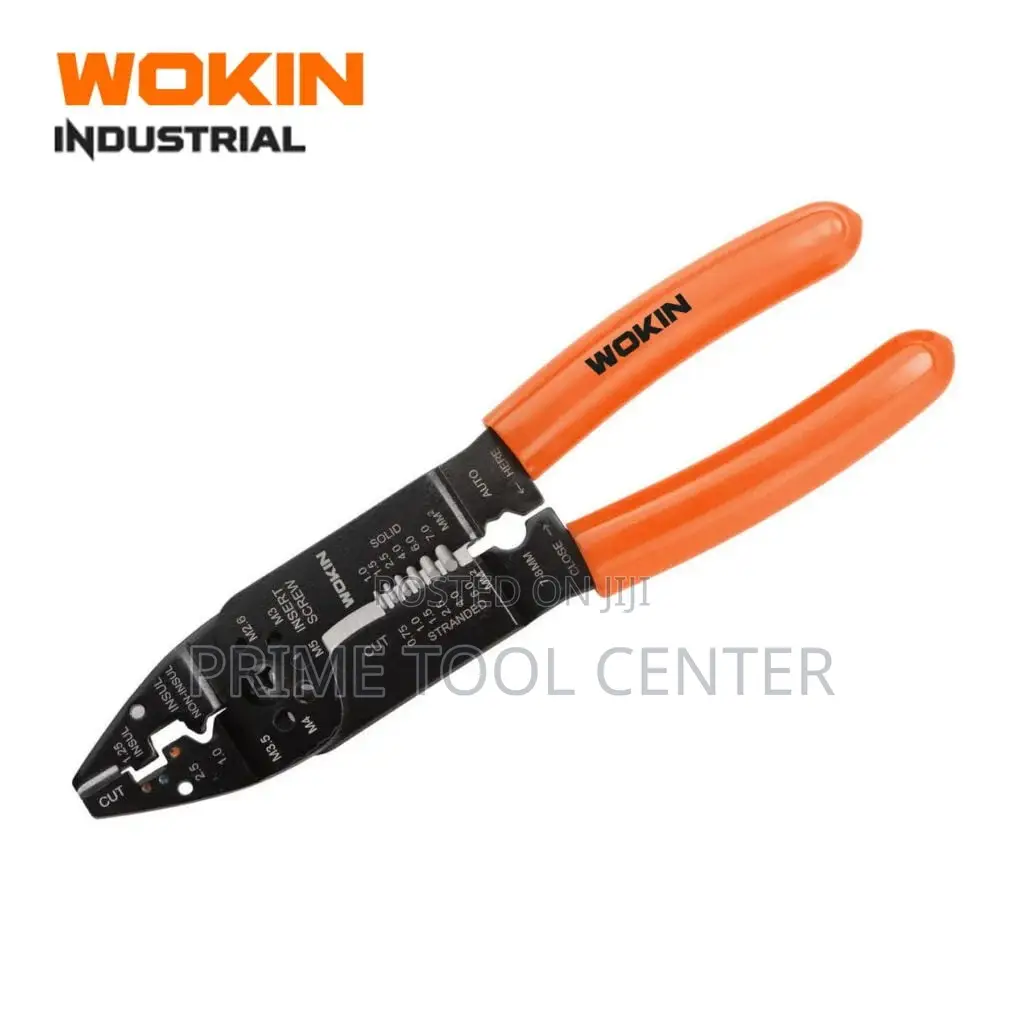 WIRE STRIPPING AND CRIMPING PLIERS