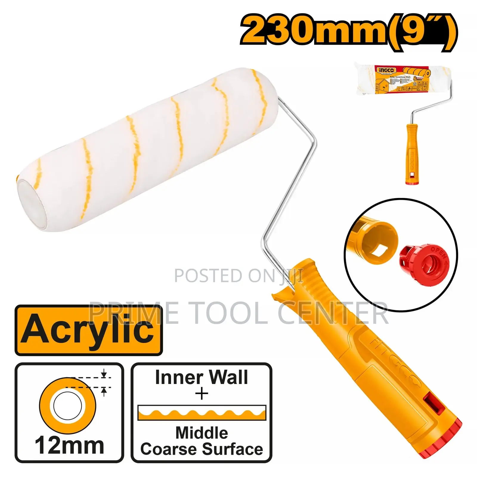 INGCO Cylinder brush(Inner wall) :230mm/9″