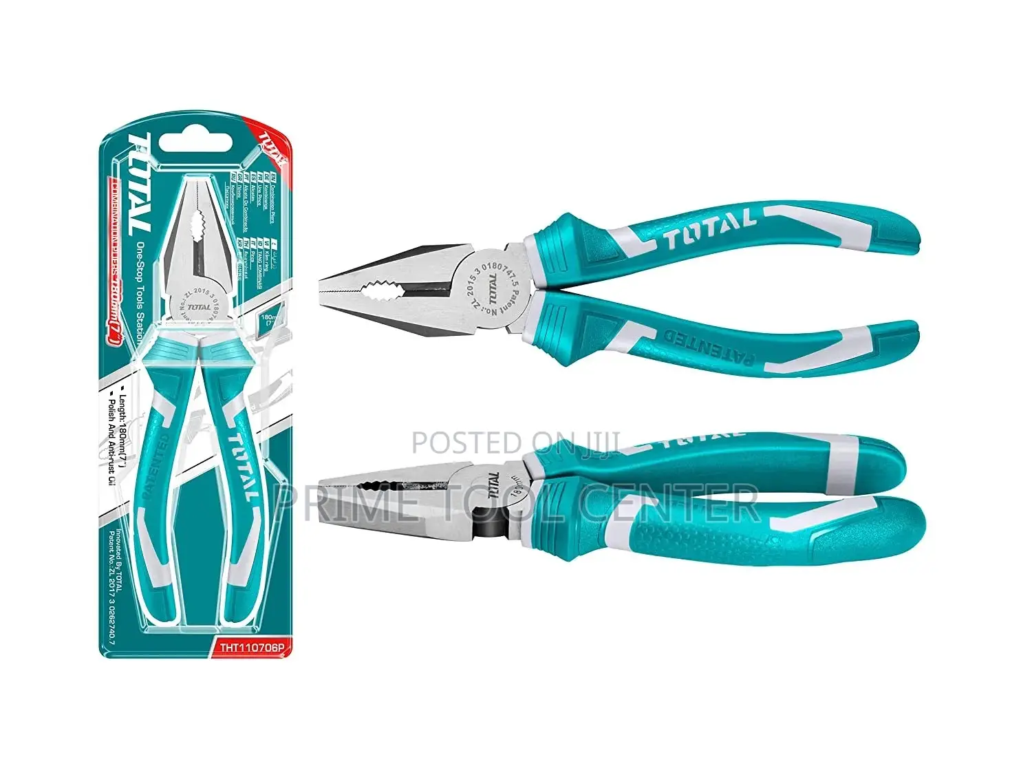 Total Combination pliers Size：7″/180mm