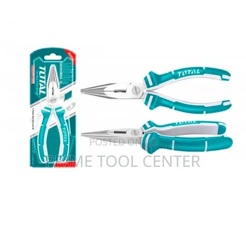 Total Long nose pliers Size：8″/200mm