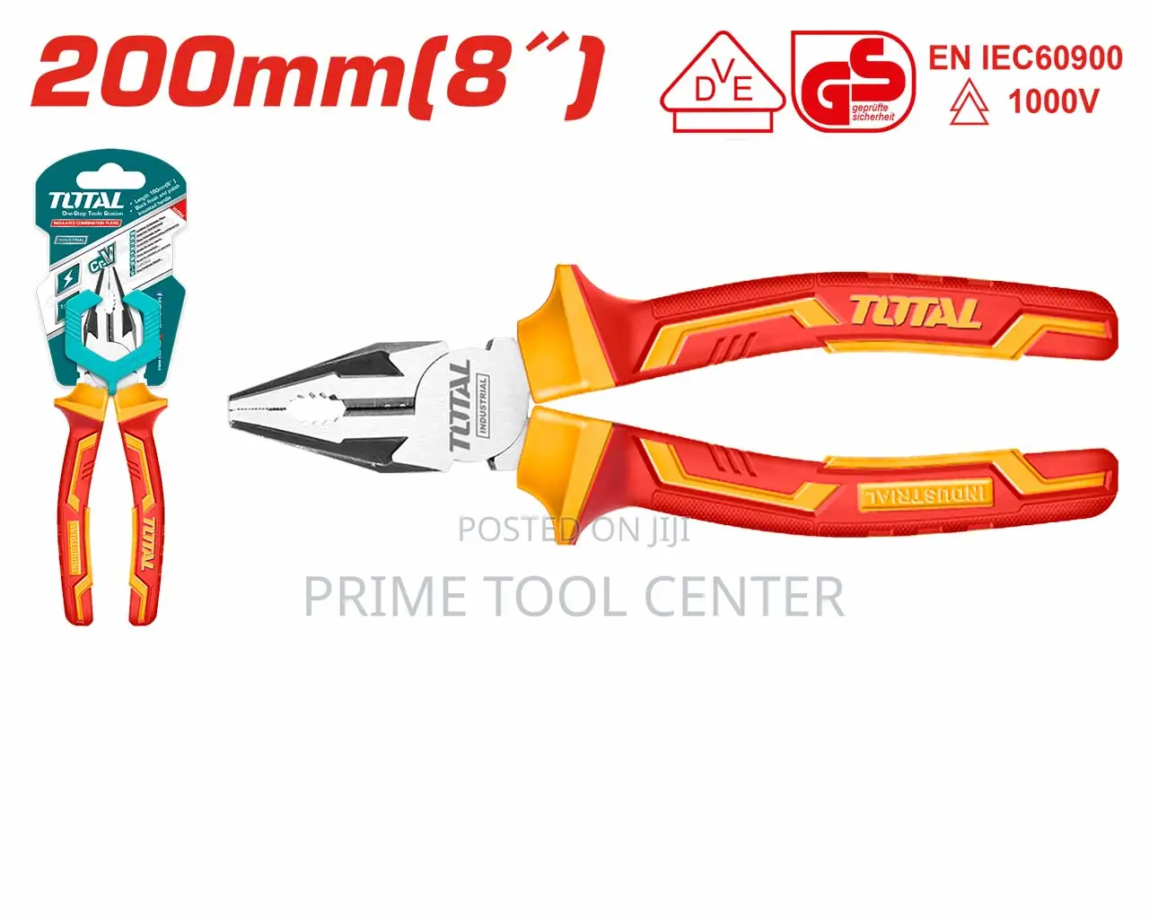 Total Insulated combination pliers