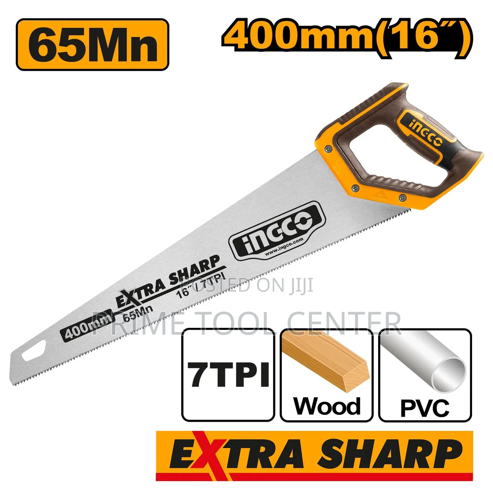 Ingco Hand saw Size: 16″(400mm)