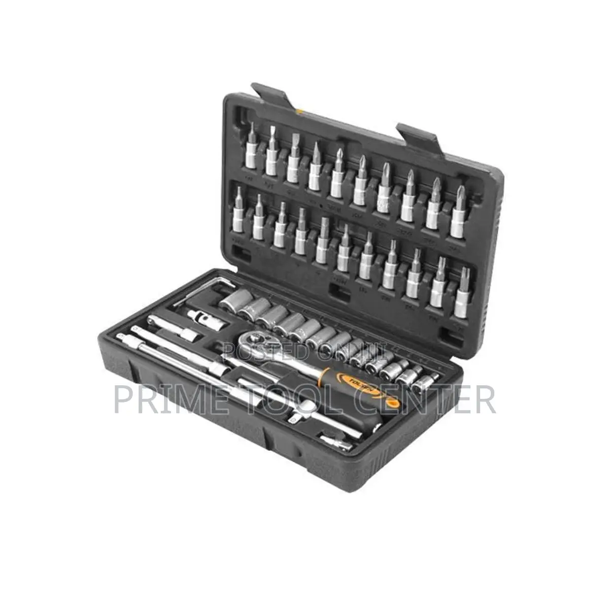 TOLSEN INDUSTRIAL 46 PCS 1/4″ SOCKET SET