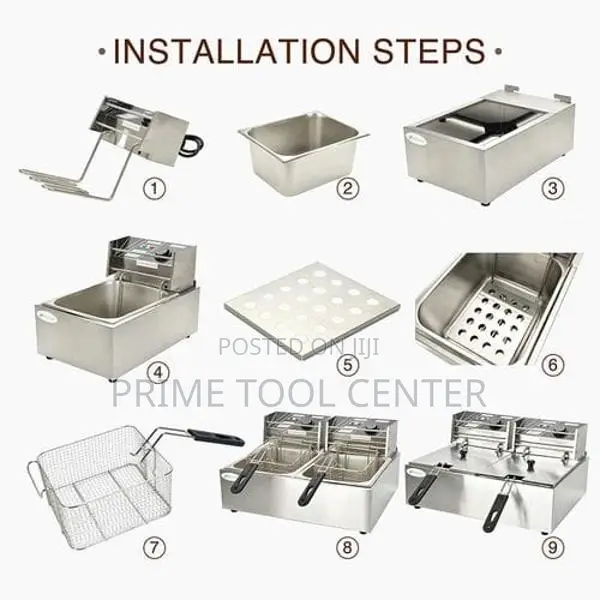 Nunix 6L+ 6L Stainless Steel Deep Fryer