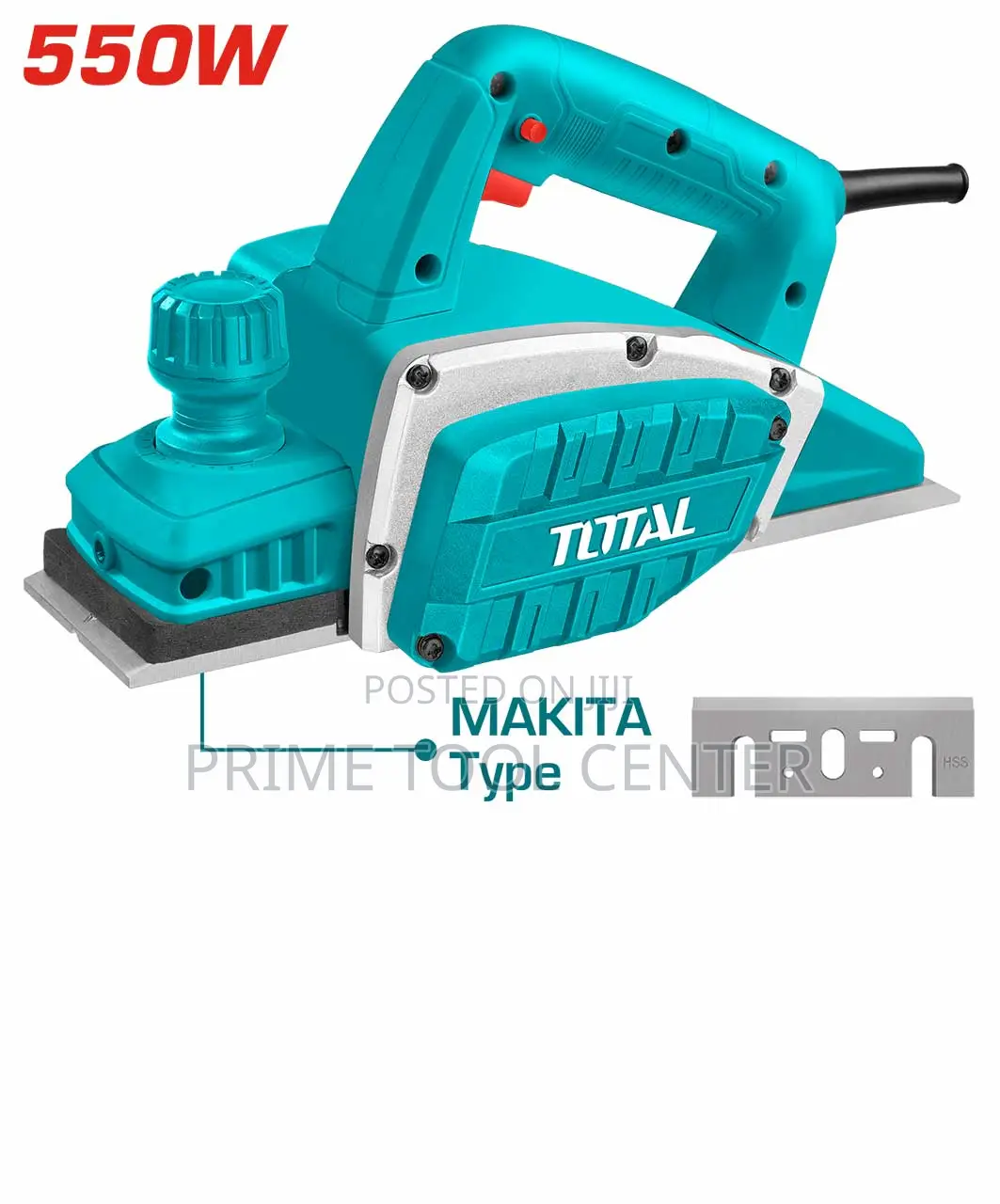 Total Electric planer Input power: 550W