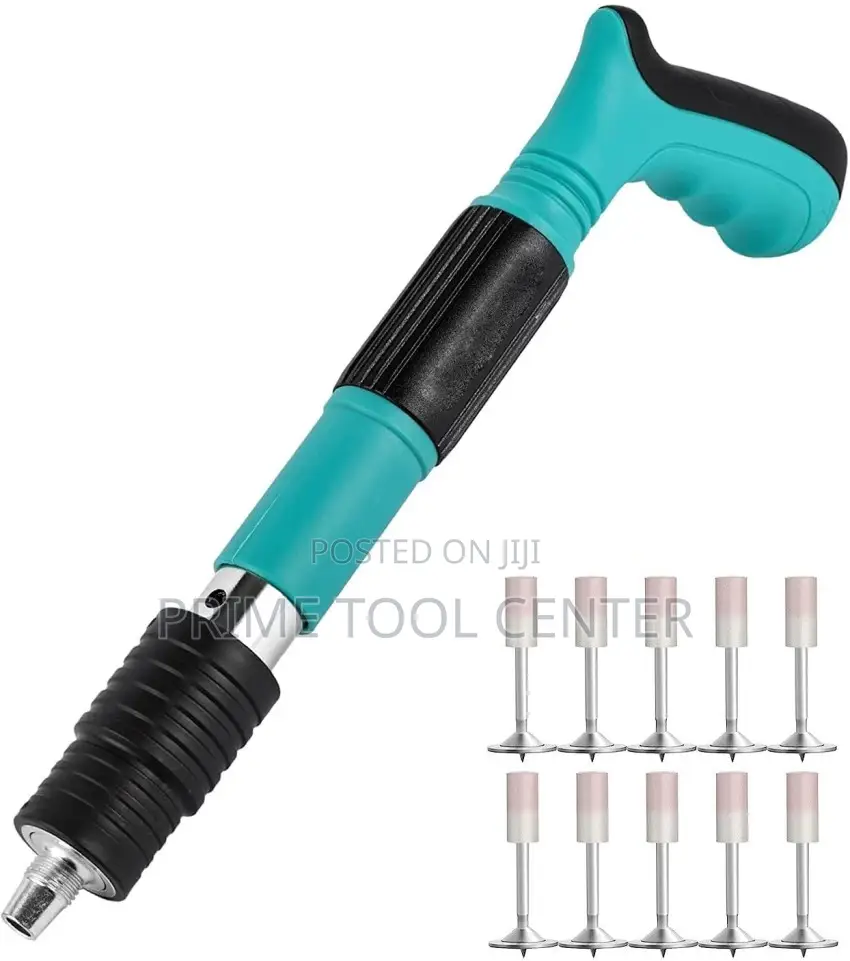 Portable concrete and steel nail gun