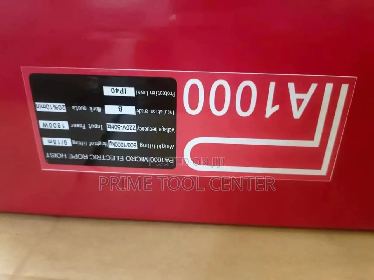 Electric Chain Hoist 1000kg 18m