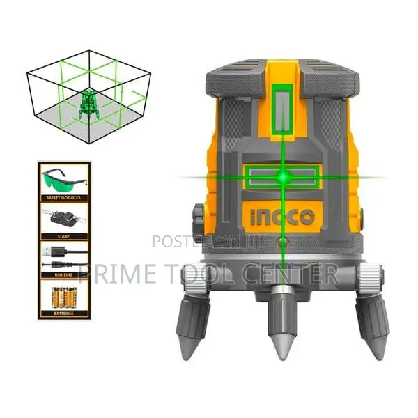 INGCO Self-leveling line laser(Green laser beams) HLL305205
